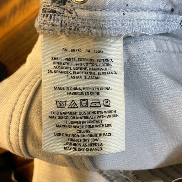 Pilcro and the Letterpress Slim Straight Distressed Jeans Light Wash Size 27 - Picture 12 of 13